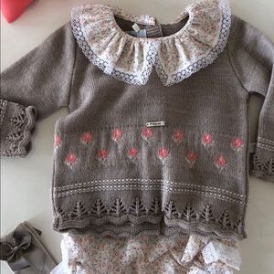 Foque knit sweater with bloomer
